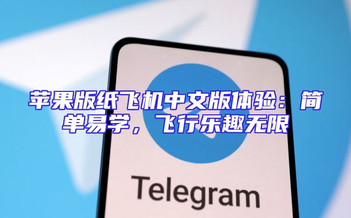 苹果版纸飞机中文版体验：简单易学，飞行乐趣无限