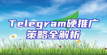 Telegram硬推广策略全解析