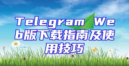 Telegram Web版下载指南及使用技巧