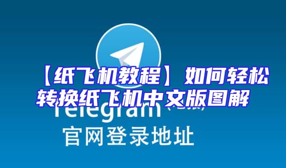 【纸飞机教程】如何轻松转换纸飞机中文版图解