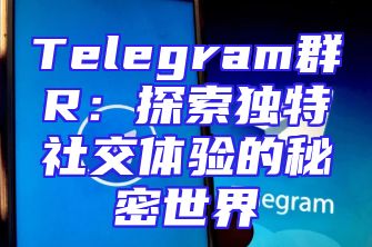 Telegram群R：探索独特社交体验的秘密世界