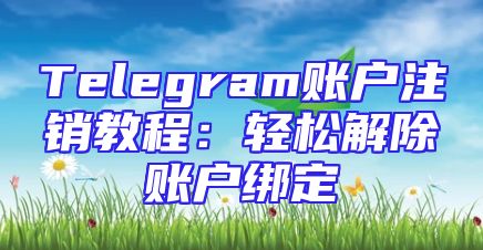 Telegram账户注销教程：轻松解除账户绑定