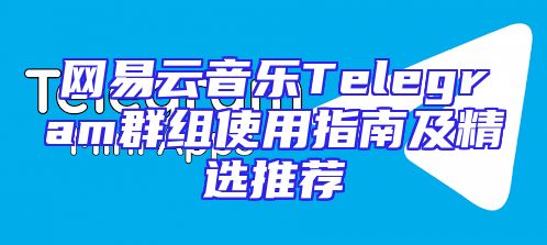 网易云音乐Telegram群组使用指南及精选推荐