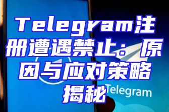 Telegram注册遭遇禁止：原因与应对策略揭秘