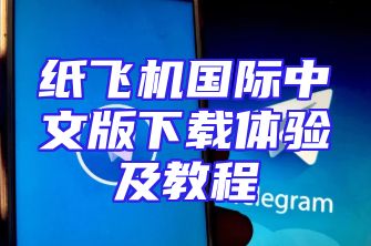 纸飞机国际中文版下载体验及教程