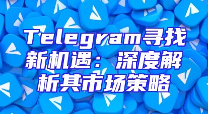 Telegram寻找新机遇：深度解析其市场策略