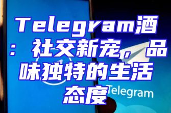 Telegram酒：社交新宠，品味独特的生活态度