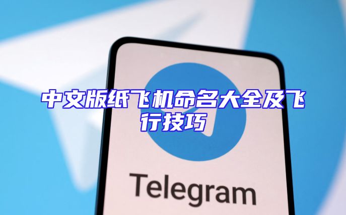 中文版纸飞机命名大全及飞行技巧