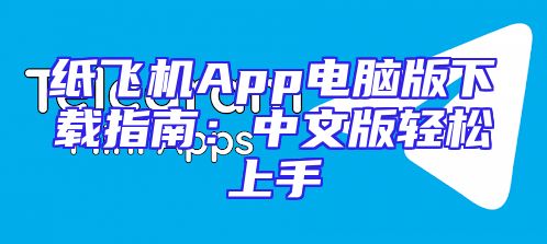 纸飞机App电脑版下载指南：中文版轻松上手