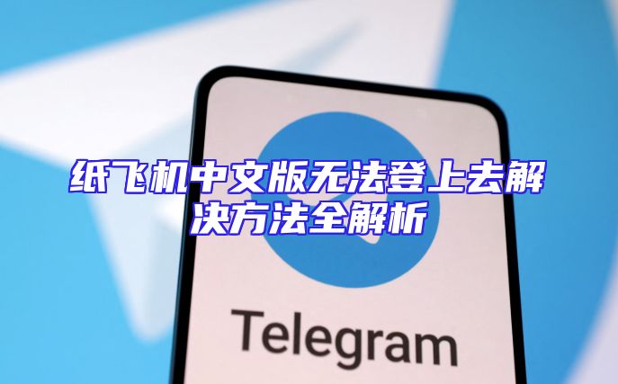 纸飞机中文版无法登上去解决方法全解析