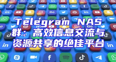Telegram NAS群：高效信息交流与资源共享的绝佳平台