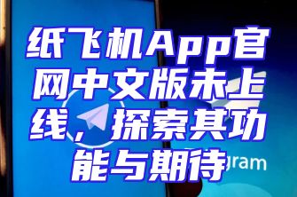 纸飞机App官网中文版未上线，探索其功能与期待