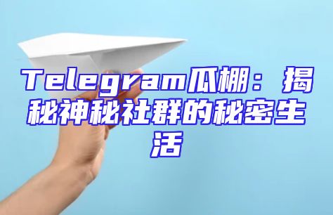 Telegram瓜棚：揭秘神秘社群的秘密生活