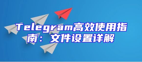 Telegram高效使用指南：文件设置详解