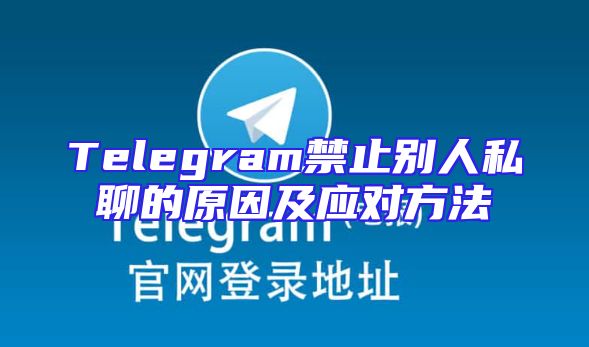 Telegram禁止别人私聊的原因及应对方法