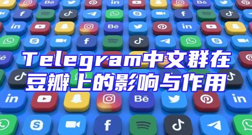 Telegram中文群在豆瓣上的影响与作用