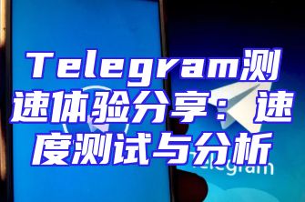 Telegram测速体验分享：速度测试与分析