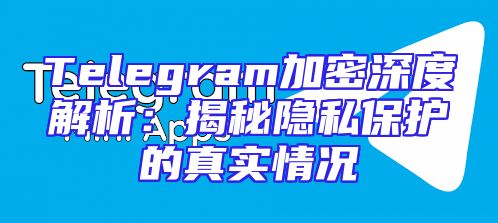 Telegram加密深度解析：揭秘隐私保护的真实情况