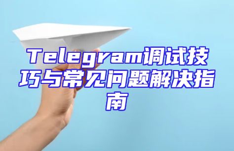 Telegram调试技巧与常见问题解决指南