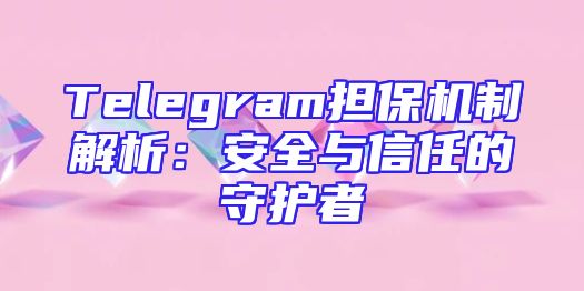 Telegram担保机制解析：安全与信任的守护者