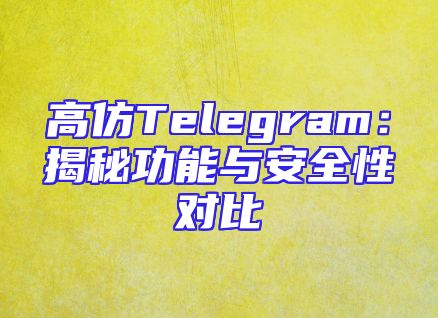 高仿Telegram：揭秘功能与安全性对比