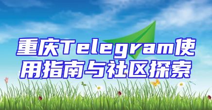 重庆Telegram使用指南与社区探索