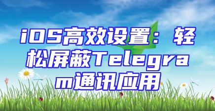 iOS高效设置：轻松屏蔽Telegram通讯应用