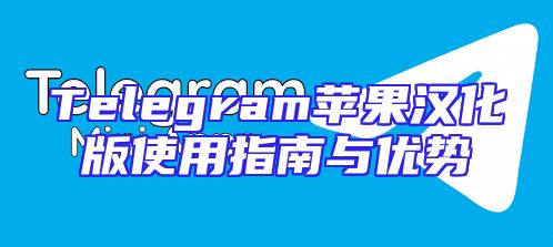 Telegram苹果汉化版使用指南与优势