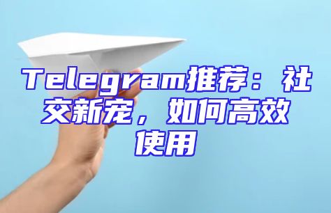 Telegram推荐：社交新宠，如何高效使用
