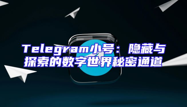 Telegram小号：隐藏与探索的数字世界秘密通道