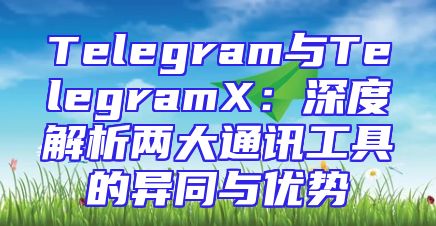 Telegram与TelegramX：深度解析两大通讯工具的异同与优势