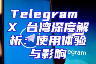 Telegram X 台湾深度解析：使用体验与影响
