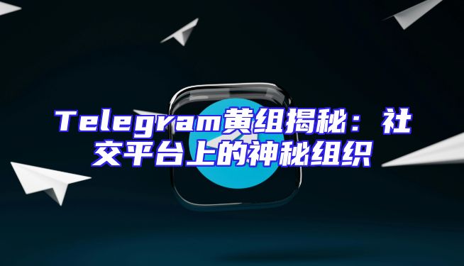 Telegram黄组揭秘：社交平台上的神秘组织