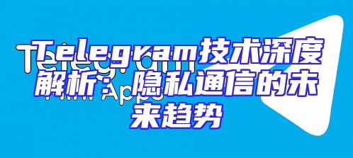 Telegram技术深度解析：隐私通信的未来趋势